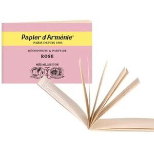 Papier D’ ARmenie Rose Pink Burning Papers - New, Sealed Made in France 1 Book